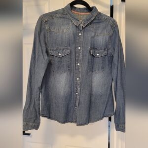 Thread & Supply Blue Denim Shirt